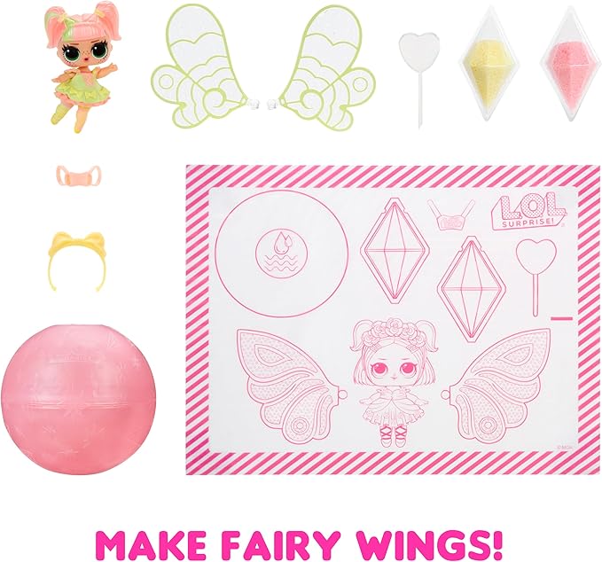 LOL Surprise Tots Just Add Water 3-Pack with 3 Make-Your-Own Fantasy Dolls and 25+ Surprises to UNbox Including Mermaid, Fairy, and Unicorn Dolls and Magical Crafts – Great Gift for Kids Ages 4+