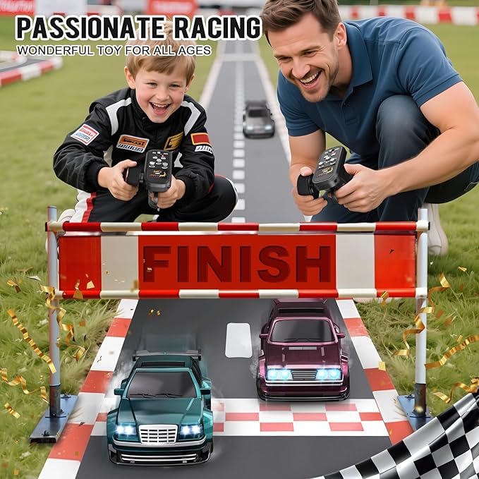 1/43 Mini RC Drift Car with Gyroscope, 4WD Full Proportional RC Car, 2.4GHZ Hobby Grade Remote Control Cars, RTR Model Vehicle, 20+KM/H High Speed for Hobbyists Kids Adults (Lime Green)