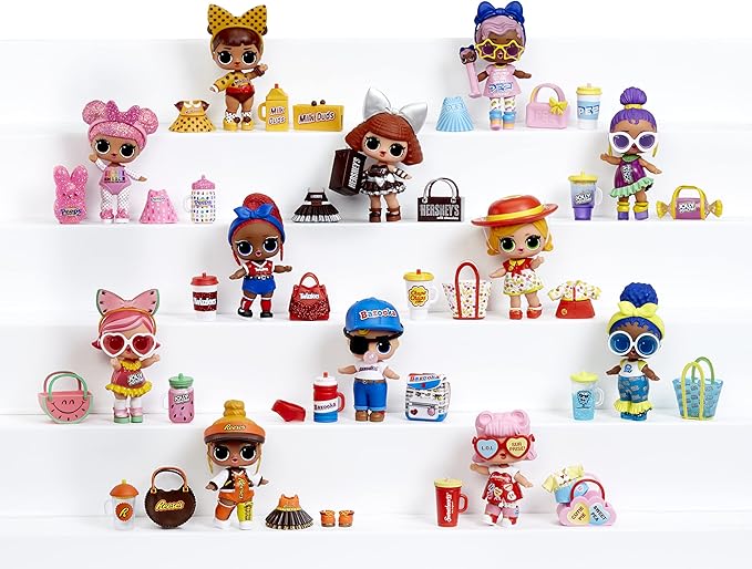 L.O.L. Surprise! Loves Mini Sweets Surprise-O-Matic Dolls with 9 Surprises, Candy Theme, Accessories, Collectible Doll, Vending Machine Packaging, Holiday Toy, Great Gift for Kids