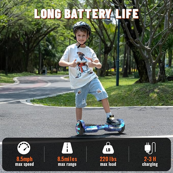 Scooter, Bluetooth Speakers and LED Light-Up Wheels, APP Control, Dual 250W Motors, 8.5 mph Max Speed & 8.5 Miles Max Range, Gifts for Kids Adults Girls Boys