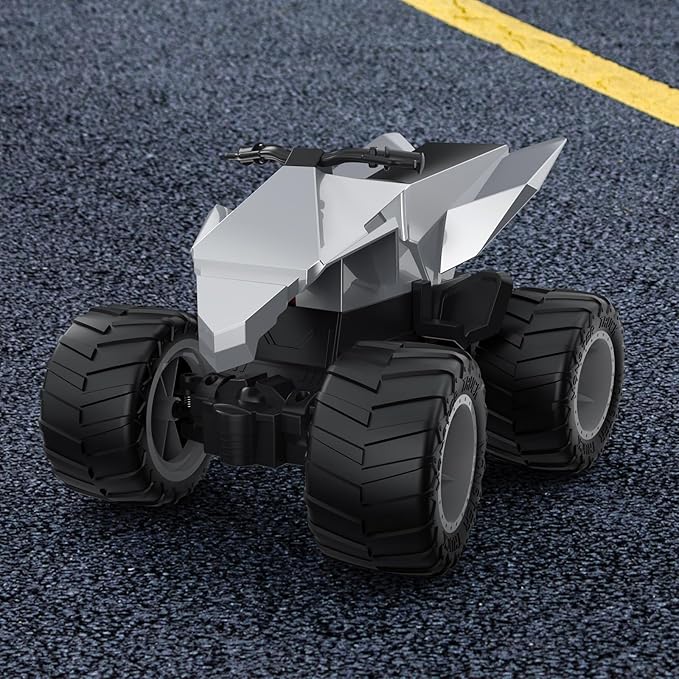 Remote Control Car for Kids, 1:14 RC Cybertruck Motorcycle,All-Terrain Rc Truck Motorbike for Boys and Girls Age 3+