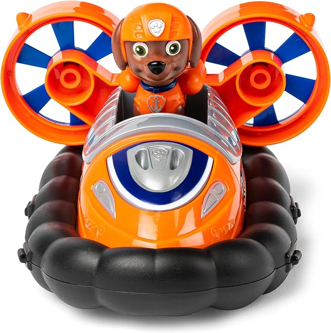 PAW Patrol, Zuma’s Hovercraft Vehicle with Collectible Figure, for Kids Aged 3 and Up