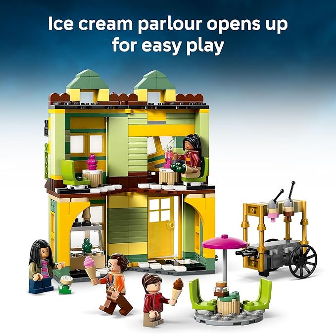 LEGO Harry Potter Quality Quidditch Supplies & Ice Cream Parlour - Kids Toy - Diagon Alley Building Set for Boys and Girls 8+ - Harry Potter Collectible - Gift Idea for Birthdays - 76452