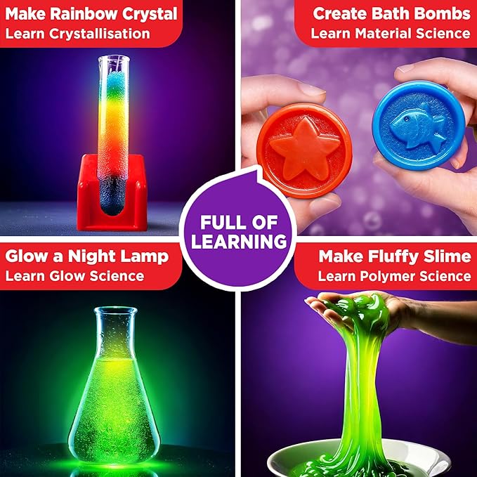 Doctor Jupiter Science Kit for Kids Ages 8-9-10-11-12-13-14| Birthday Gift Ideas for Boys & Girls 8+ Years Old | STEM Toy with 135+ Experiments| Learning & Educational Kits