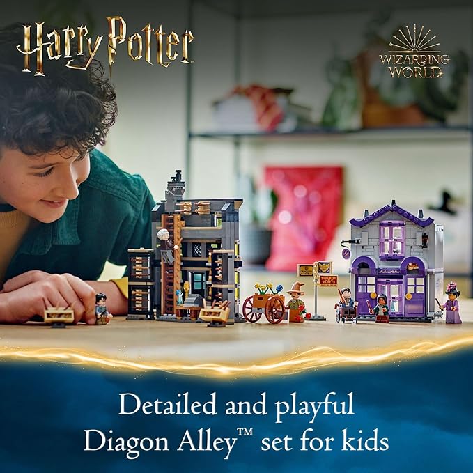 LEGO Harry Potter Ollivanders & Madam Malkin's Robes Building Toys - Harry Potter Toys for Kids, Boys & Girls, Age 8+ - Birthday Gift - 76439
