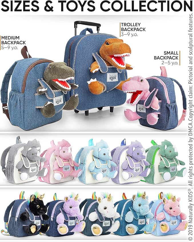 Green Dinosaur Toys for Kids 5-7, Gifts for 5 Year Old Boys, 4 Year Old Boy Birthday Gift, Toddler Dinosaur Backpack