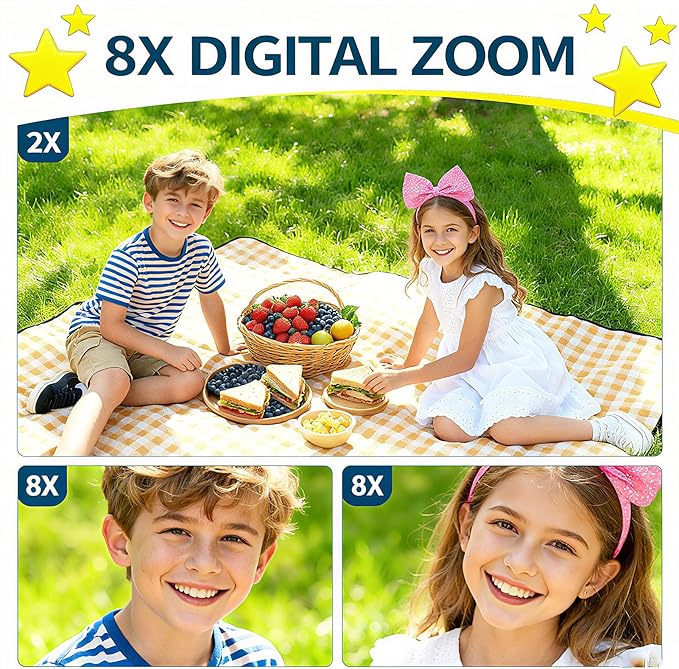 Kids Camera Toys Gifts Christmas Birthday Festival for Boys Age 3 4 5 6 7 8 9 10 Year Old Boy Toys HD Digital Video Toddler Camera with 32GB SD Card(Blue)