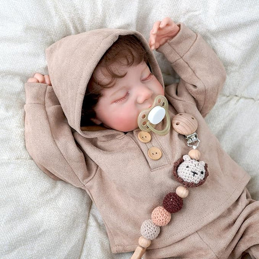 BABESIDE Lifelike Reborn Baby Dolls Boy - 17-Inch Soft Realistic-Newborn Baby Dolls Full Body Vinyl Anatomically Correct Real Life Baby Dolls with Toy Accessories for Kids Age 3 4 5 6 7 +