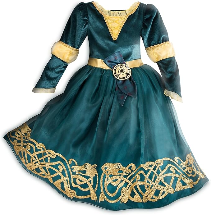 DISNEY STORE Official Princess Halloween Costume for Kids - Disney Princess Dresses - Dress up Clothes for Pretend Play