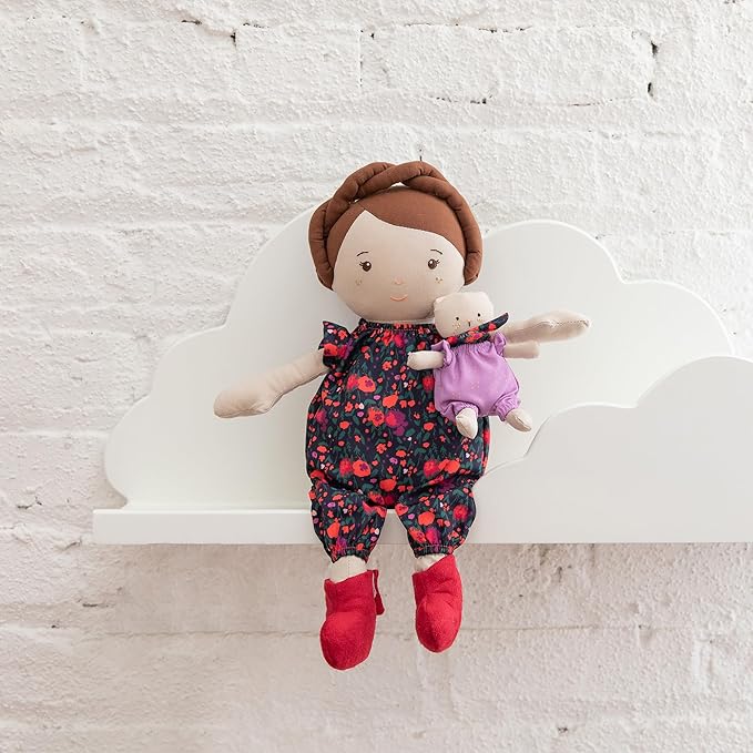 Manhattan Toy Playdate Friends Freddie Machine Washable and Dryer Safe 14 Inch Doll with Companion Stuffed Animal