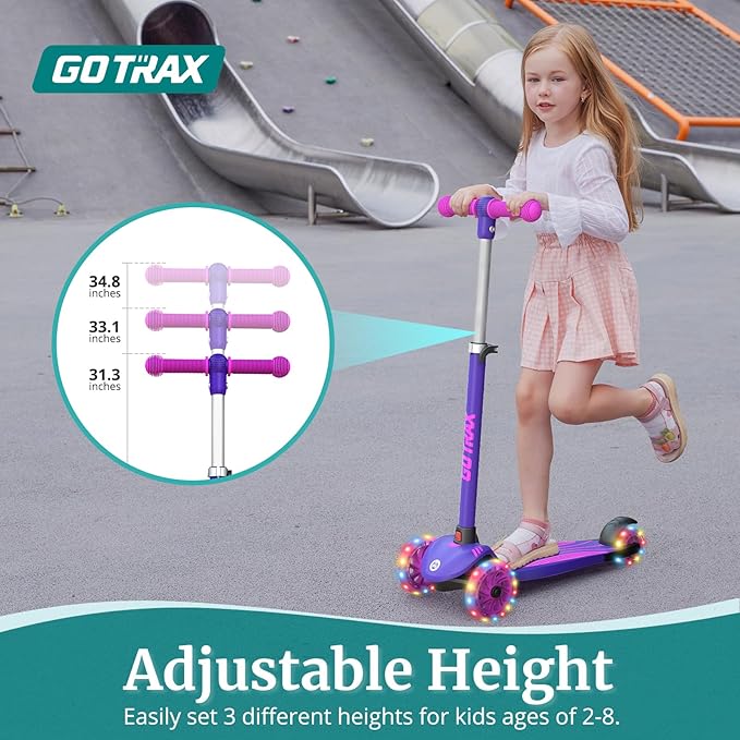 Razor AW Kick Scooter for Kids - Wheelie Bar, Lightweight, Foldable, Aluminum Frame, and Adjustable Handlebars