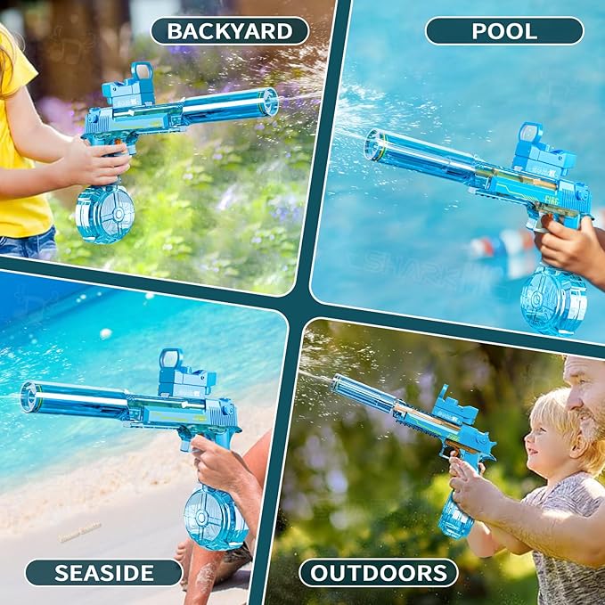 Electric Water Gun - Automatic Water Gun with Linkage Firing Function
