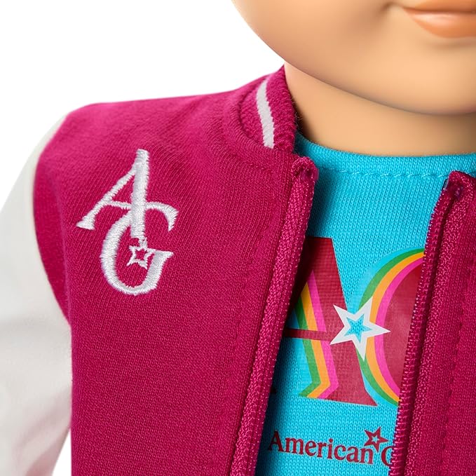 American Girl, Truly Me 18-inch Doll #104 with Dark-Blue Eyes, Straight Caramel Hair, Light Skin, for Ages 6+