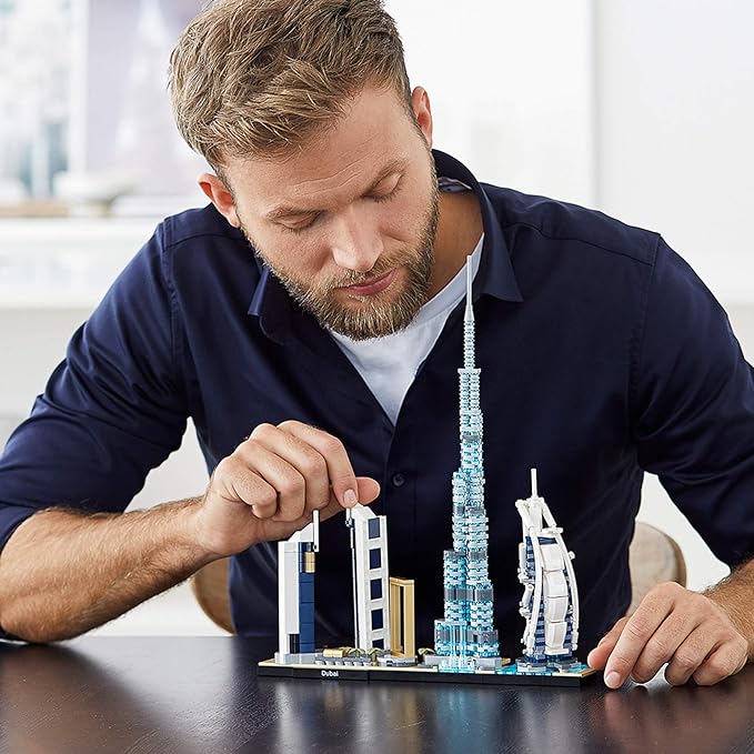 LEGO Architecture Skylines: Dubai 21052 Building Kit, Collectible Architecture Building Set for Adults (740 Pieces)