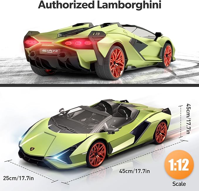 MIEBELY Remote Control Car, Bugatti Divo Rc Cars 12Km/h, 2.4Ghz Licensed Model Car 7.4V Toy Car Headlight for Adults Boys Girls Age 6-12 Years Birthday Ideas Gift