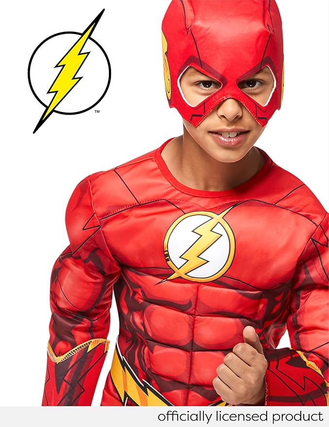 Rubie's Costume DC Superheroes Flash Deluxe Child Costume