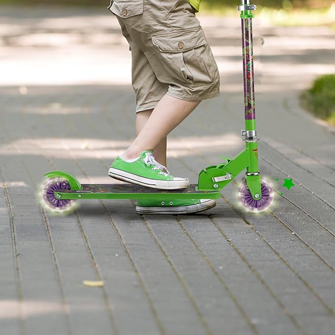2 Wheel Kick Scooter for Kids - Easy & Portable Fold-N-Carry Design, Ultra-Lightweight, Comfortable & Safe, Durable & Easy to Ride
