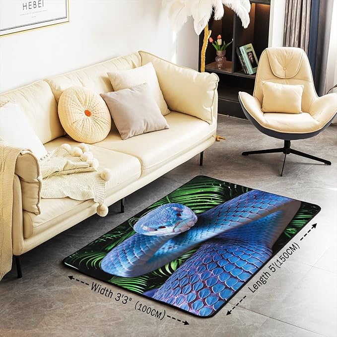 Guitar Area Rug 3x5, Beth Rugs, Rock Music Carpet for Kids Boys Girls, Marble Music Theme Hippie Modern Non Slip Decorative Rug for Living Room