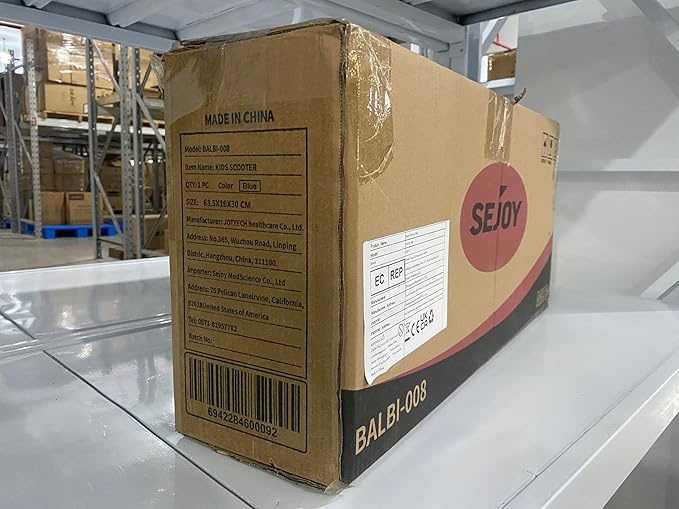 Sejoy Toddler Kick Scooter for Kids with 3 Wheels Extra-Wide Childrens Foldable Toy Scooter with Adjustable Height/Handlebars & Folding Seat for Kids Ages 3+