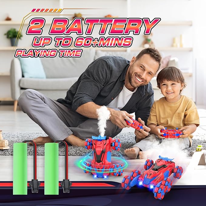 6WD Remote Control Car, Toys for 6-12 Year Old Boys 2.4GHz RC Car Electric Rechargeable Racing Drift Cars Toys for Ages 6 7 8 9 10 11 12 Halloween Xmas Birthday Gifts for Boys