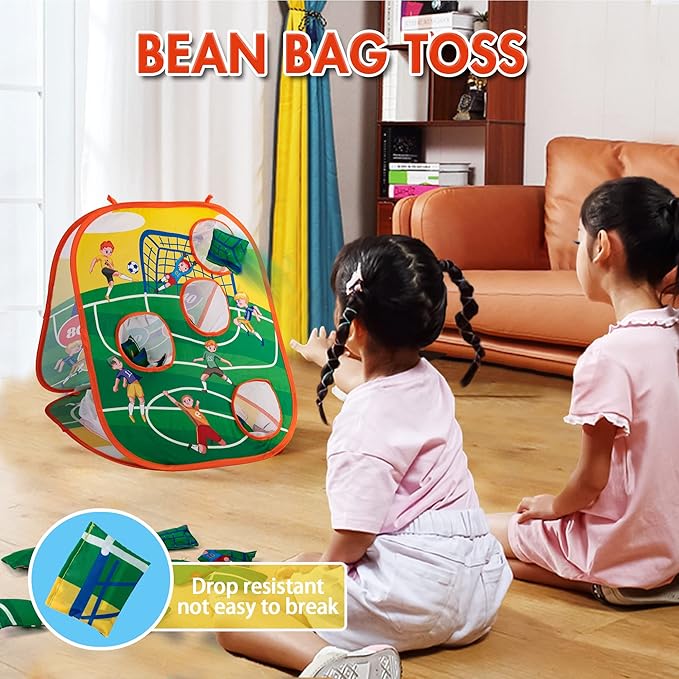 Sundaymot Bean Bag Toss Game Toy, Football Toys. Toddler Outdoor/Indoor Toys, for Kids Ages 3 4 5 6 7 8 Year Old Boys Gift, Birthday Or Christmas Party Game Toys, Backyard Game