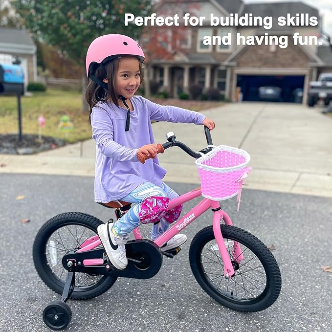 JOYSTAR Kids Bike for Ages 2-12 Years Old Boys Girls, 12-20 Inch BMX Style Kid's Bikes with Training Wheels, Children Bicycle for Kids and Toddler, Multiple Colors