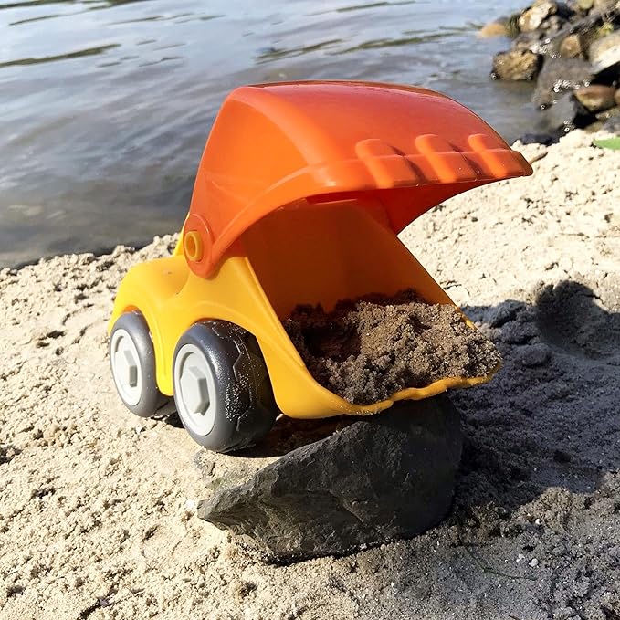 HABA Sand Play Shovel Excavator, Ultimate Beach Toys for Toddlers Age 18 Months+ Toy Trucks, Construction Toys & Sand Box Toys