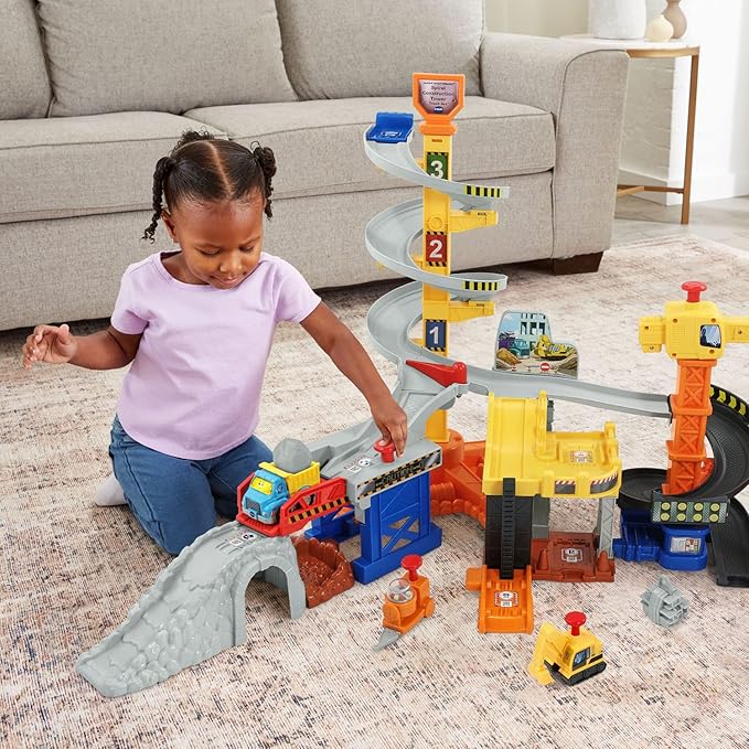 VTech Go! Go! Smart Wheels Speedy Spiral Construction Tower Track Set (Frustration Free Packaging)
