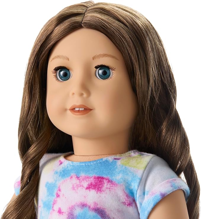 American Girl Truly Me 18-inch Doll #126 with Blue Eyes, Wavy Brown Hair, Light Skin w/Warm Olive Undertones, for Ages 6+