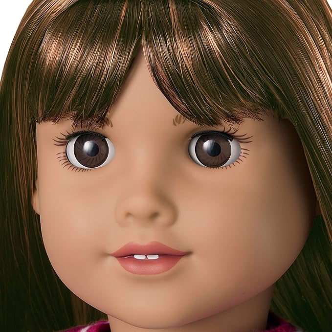 American Girl, Truly Me 18-inch Doll #122 with Brown Eyes, Straight Dark-Brown Hair, Tan Skin, for Ages 6+