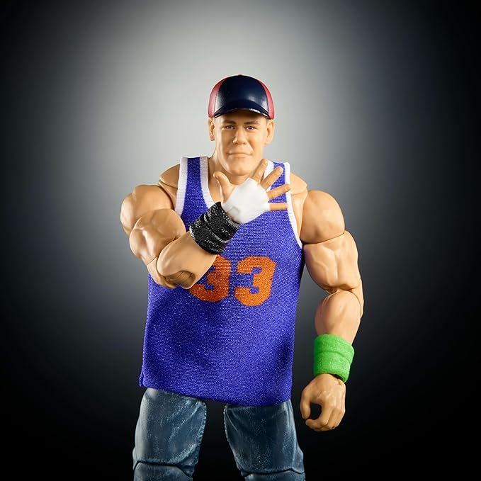 Mattel WWE Ultimate Edition John Cena 6-inch Action Figure & Accessories Set, 10+ Pieces Include Swappable Heads & Hands (Amazon Exclusive)