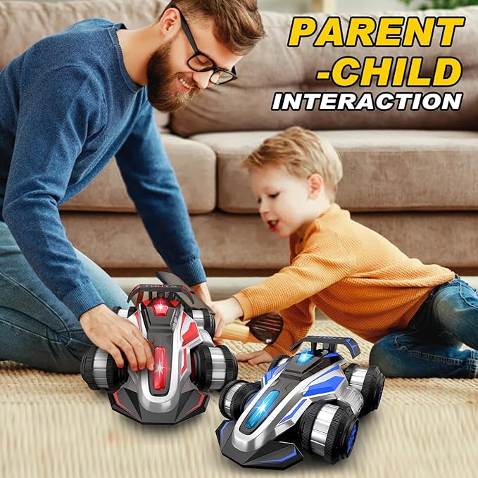 Remote Controlled Drift Stunt Car, Light and Music RC Cars, 360 ° Rotation Suspended Car, 2.4G,4WD Remote Control Cars, Birthday Gift for Boys and Girls Aged 5-12