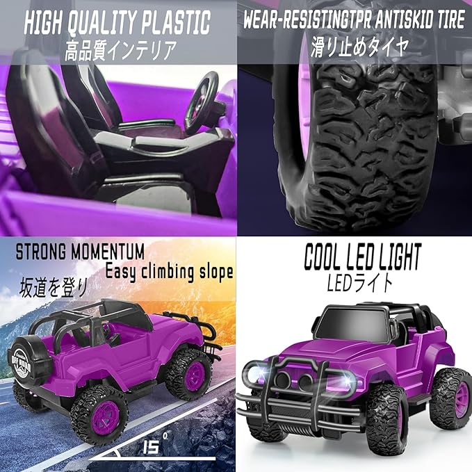 YongnKids Remote Control Car for Kids, 1:20 Scale Rc Trucks for Boys Age 4-7, Rc Truck Cars Toys for Ages 5-7 8-13 Boys Girls Birthday Gift