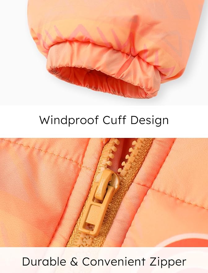 Disney Stitch Frozen Elsa Minnie Mouse Toddler Girl/Boy Puffer Jacket Kids Heavyweight Hooded Warm Winter Down Coat 2-13Years