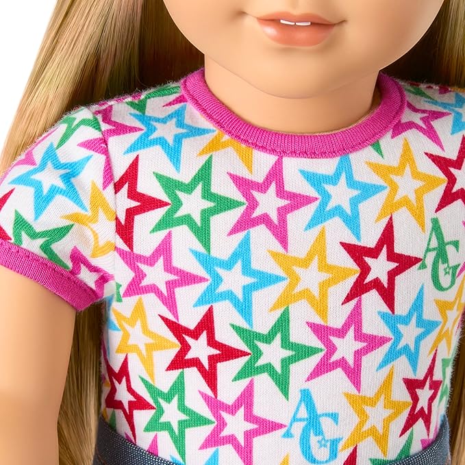 American Girl, Truly Me 18-inch Doll #131 with Brown Eyes, Straight Blonde Hair, Light-to-Medium Skin, for Ages 6+