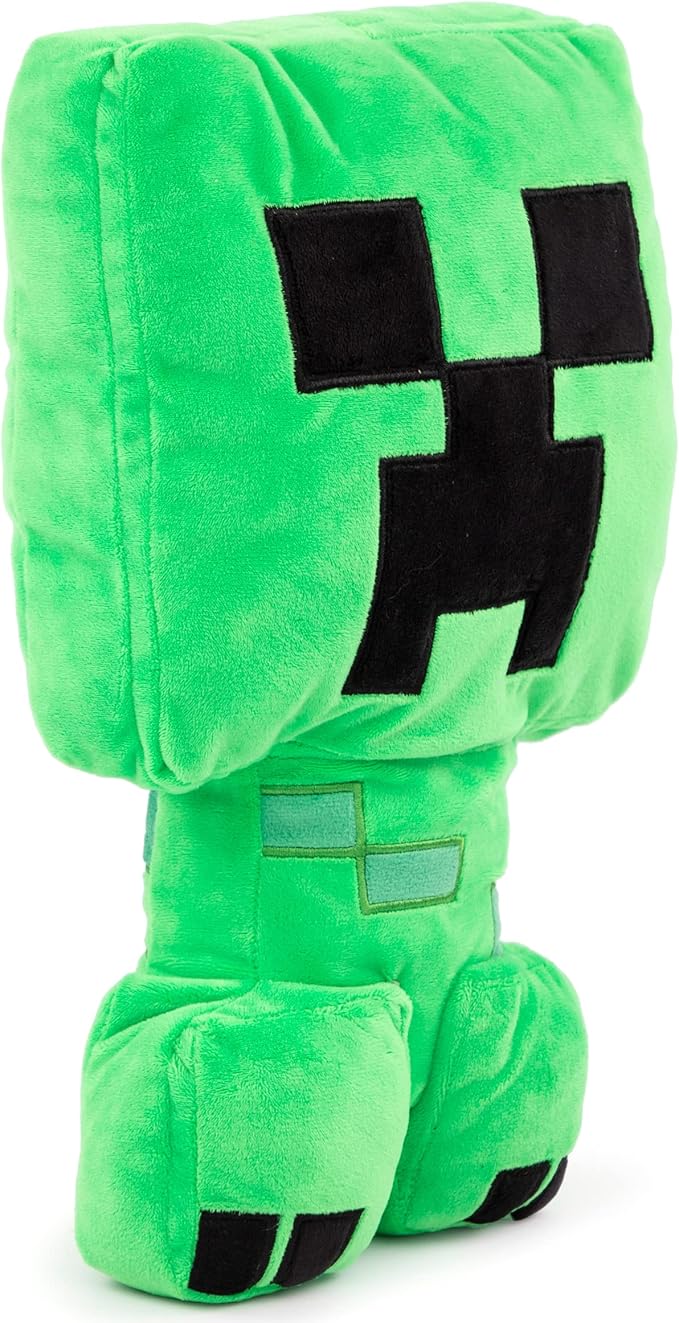 Jay Franco Minecraft Plush Stuffed Creeper Pillow Buddy - Super Soft Polyester Microfiber, Measures 16 inches x 8 inches