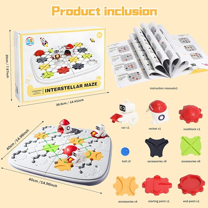 Smart Logical Road Builder Brain Teasers Puzzle Game, Educational STEM Learning Toy, Montessori Preschool Travel Toy Board car Games for Kids Ages 4-8 Educational Toys Logic Games