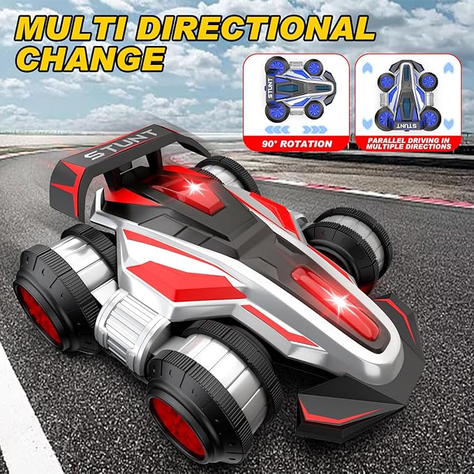 Remote Controlled Drift Stunt Car, Light and Music RC Cars, 360 ° Rotation Suspended Car, 2.4G,4WD Remote Control Cars, Birthday Gift for Boys and Girls Aged 5-12