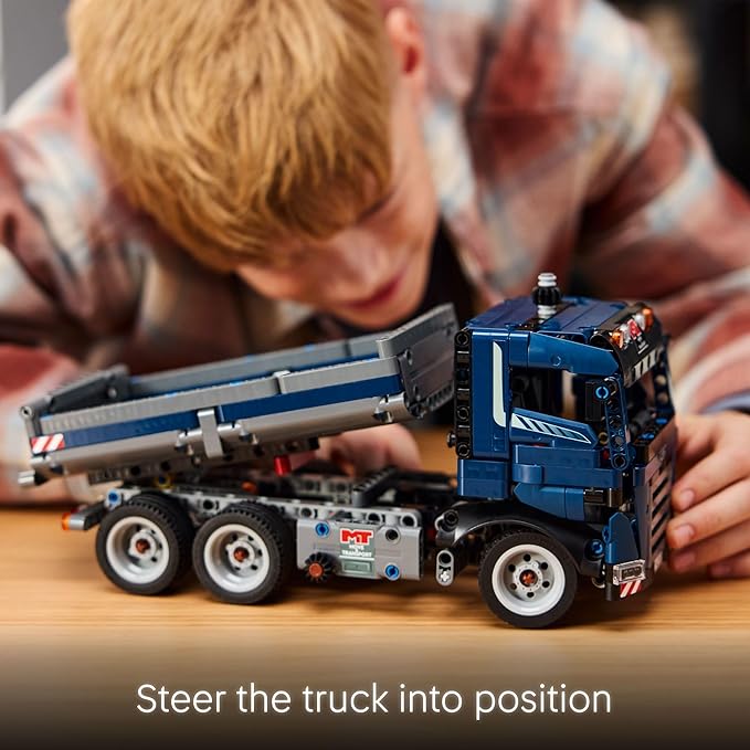 LEGO Technic Tipping Dump Truck Toy - Building Toy for Kids, Boys and Girls, Ages 9+, Construction Toy Truck - Birthday Gift Idea - 42203