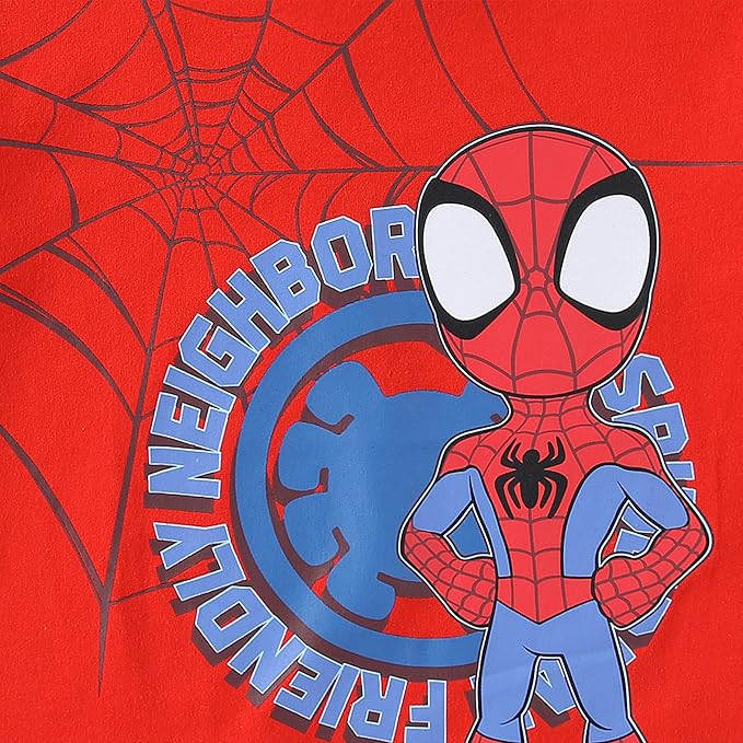Marvel Spidey & His Amazing Friends Boys 4 Pack T-Shirt for Toddler and Big Kids