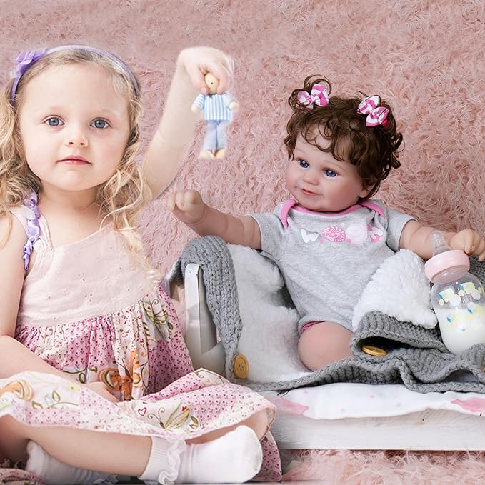Milidool Reborn Baby Dolls - 20 Inch Realistic Newborn Baby Doll, Handmade with Love