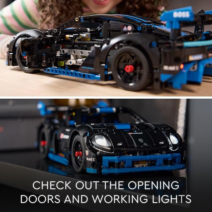 LEGO Technic Porsche GT4 e-Performance Race Car Toy, Remote Control Car with Authentic Details, Interactive Model Porsche Gift for Kids Ages 10 and Up Who Love Luxury Vehicles, 42176