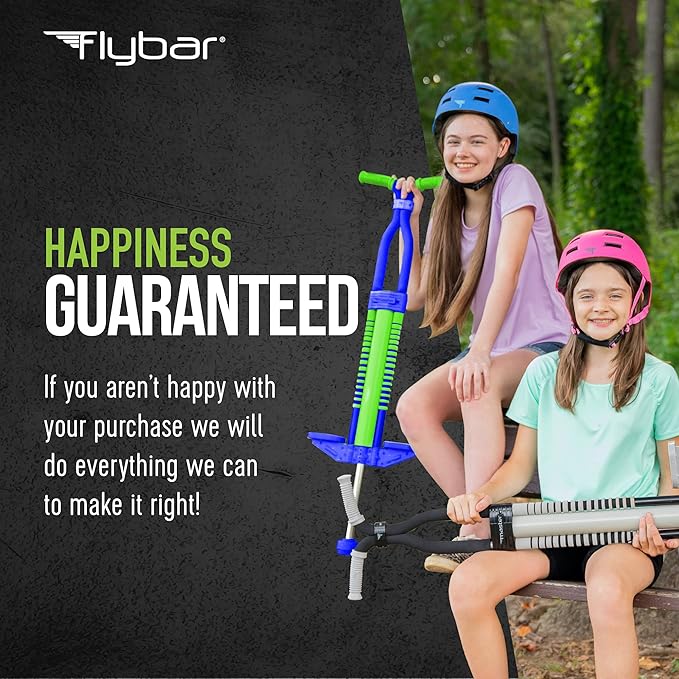 Flybar Master Pogo Stick, Ages 9+, 80 to 160 lbs, Easy Grip Handles, Anti-Slip Pegs, Outdoor Toys for Boys Girls, Outside Toys for Kids, Teens Tweens