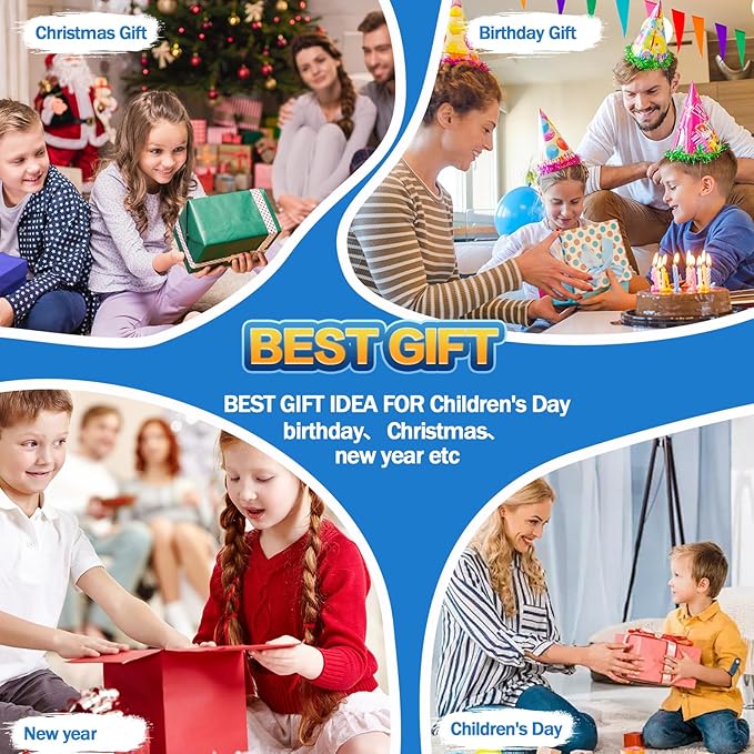 2 Set Electric Splatter Blaster Toy, Outdoor Team Games, Christmas, Halloween, Birthday, New Year Gift for Ages 14+ (Red+Blue)