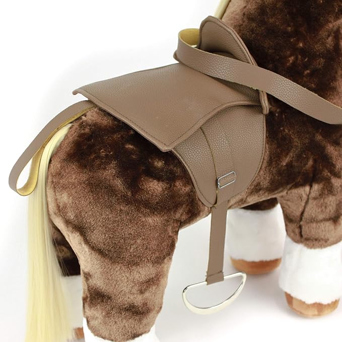 Playtime by Eimmie Play Pack Sets (Plush Horse Doll with Saddle)