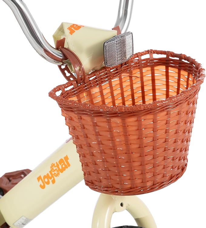 JOYSTAR Vintage Kids Bike with Training Wheels & Basket, 12 14 16 20 24 Inch Girls Bike for 2-14 Years Old, Multiple Colors