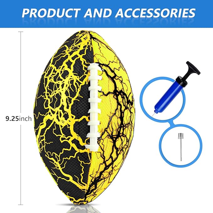 Jasonwell Pool Beach Water Football - Waterproof Football Strong Grip Fun Pool Toys Games for Swimming Pools Beach Lake Park Backyard Outdoor Play for Kids Children Teens Adults Family