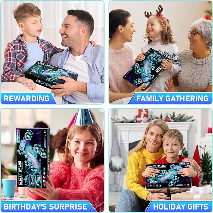 8WD Gesture Sensing Stunt Rc Cars Toys for Kids Age 6-13, Hand Controlled Stunt Car, 2.4Ghz Double-Sided Drift Stunt Car, Xmas Best Gifts Ideas for Boys Girls Age 6 7 8 9 10 11 12+ Years Blue