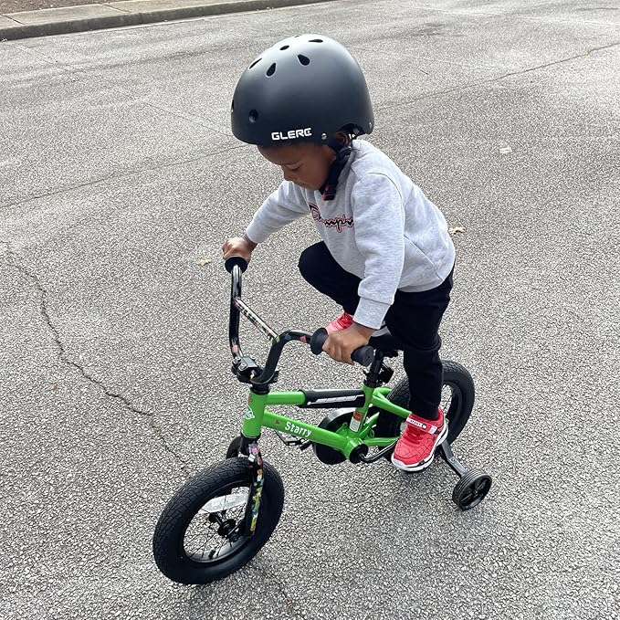 12 14 16 18 Inch Kids Bike BMX Style Bicycle with Training Wheels Coaster Brake for 1-10 Years Old Toddlers Boys Girls Multiple Colors