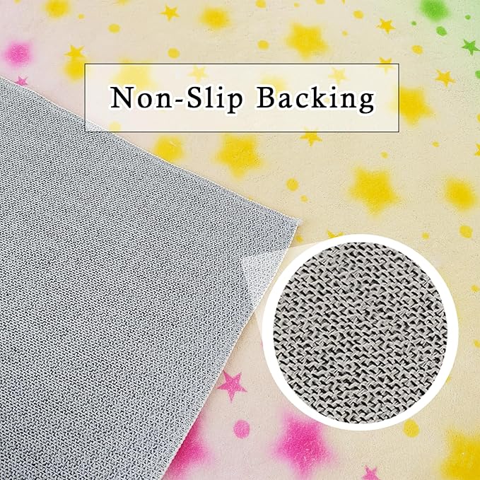 ABREEZE Kids Rug Play Mat Ultra Soft Rugs for Kids Room, 5'x6.6' Non Slip Gradient Star Children Nursery Rug Carpet for Bedroom Decor Playroom Living Room